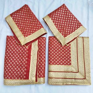 Red Sequins Work Rumala Sahib RL050