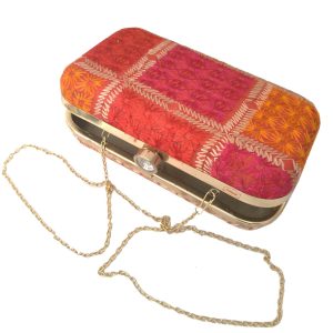 Phulkari Decorated Clutch Bag Purse HB130
