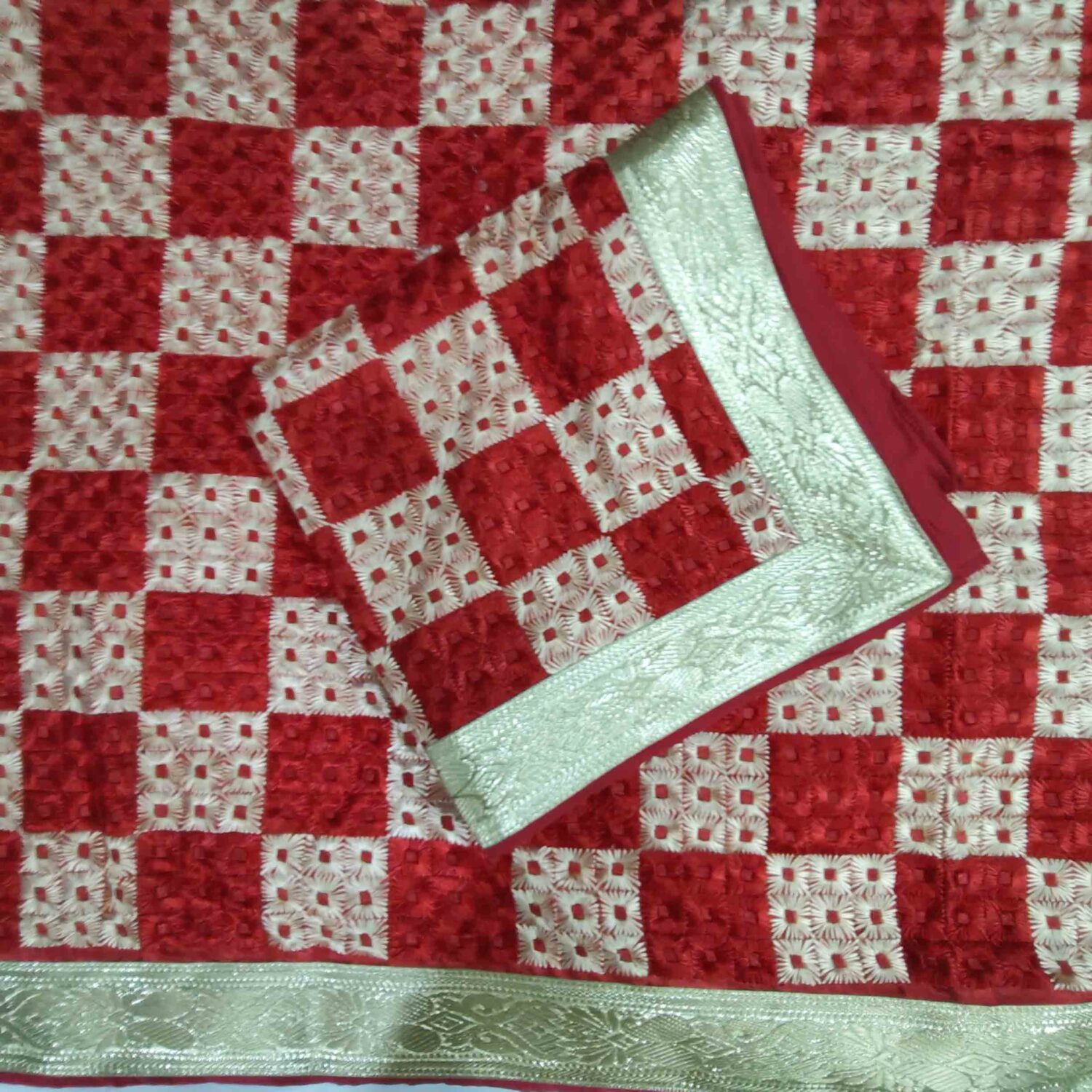 Allover Phulkari Embroidered Rumala Sahib Set RL054 5 Allover Phulkari Embroidered Rumala Sahib Set RL054
