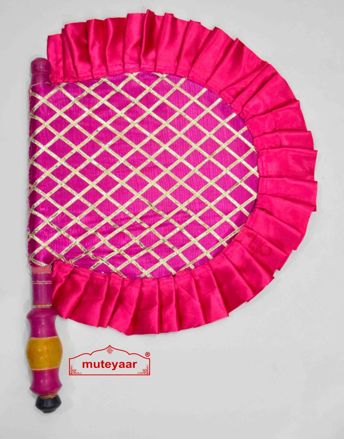 Magenta Gota Work Hand Fan T0220 3 Magenta Gota Work Hand Fan T0220