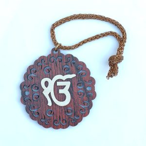 Ik Onkar Placard Car Hanging CA0014