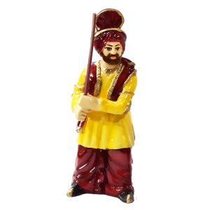 Dancing Jatt Sculpture Polystone Statue ST009