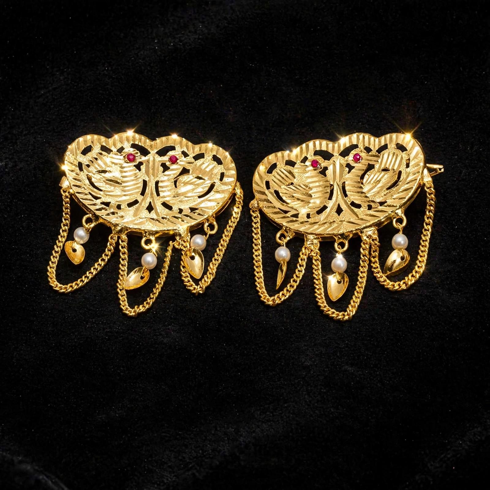 Hair Clips Jewellery Pair J0787