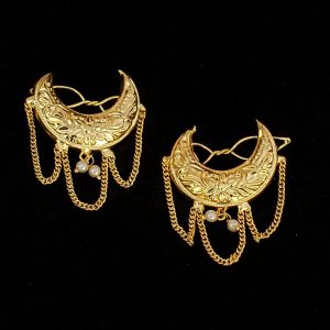 Chandrama Hair Clips Pair J0794