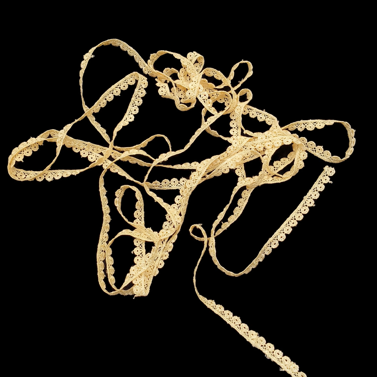Custard Yellow GPO Lace LC458 2 Custard Yellow GPO Lace LC458