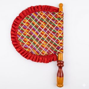 Gota Patti Work Hand Fan T0408