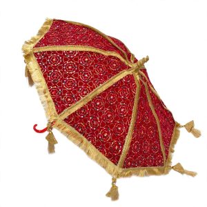 Embroidered Umbrella Wedding Chhatri UMB25