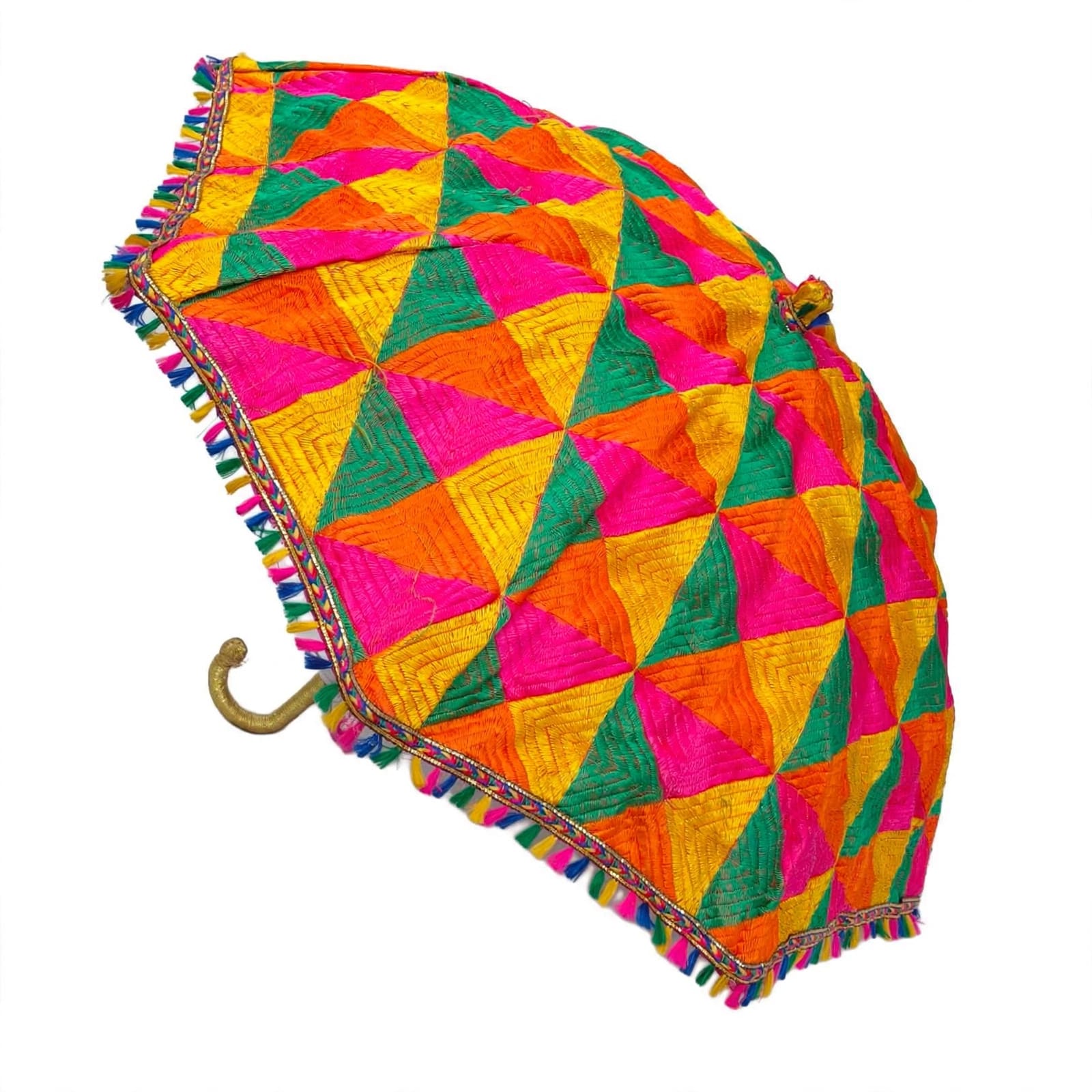 Phulkari Wedding Chhatri Decorative Umbrella UMB26