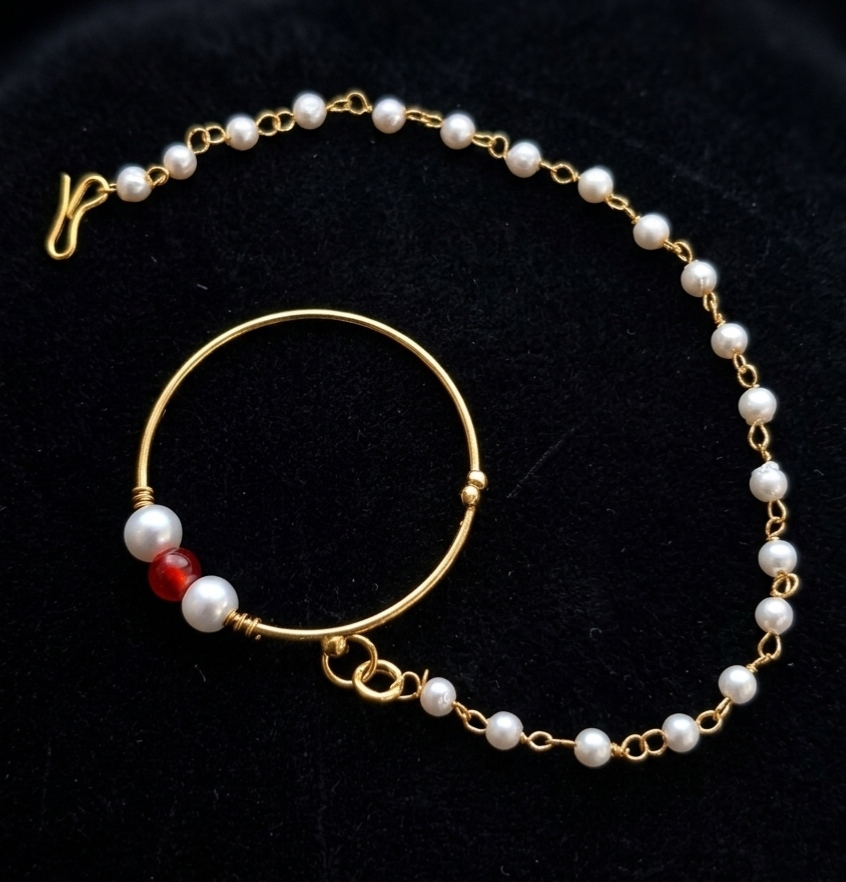 Nath Traditional Punjabi Nose Ring Pin for Giddha Bhangra Performance 5 661d1706 74ee 47a4 885d 3294290de9f8