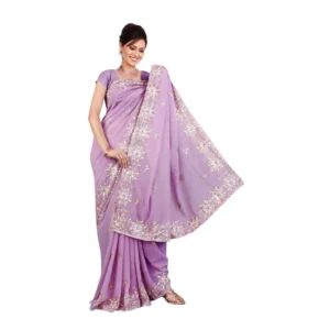 Mauve Party Wear Saree DN1008